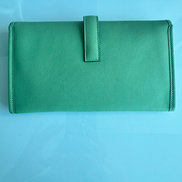 Hermes Jige Duo Clutch Swift Green - Picture 2 of 7